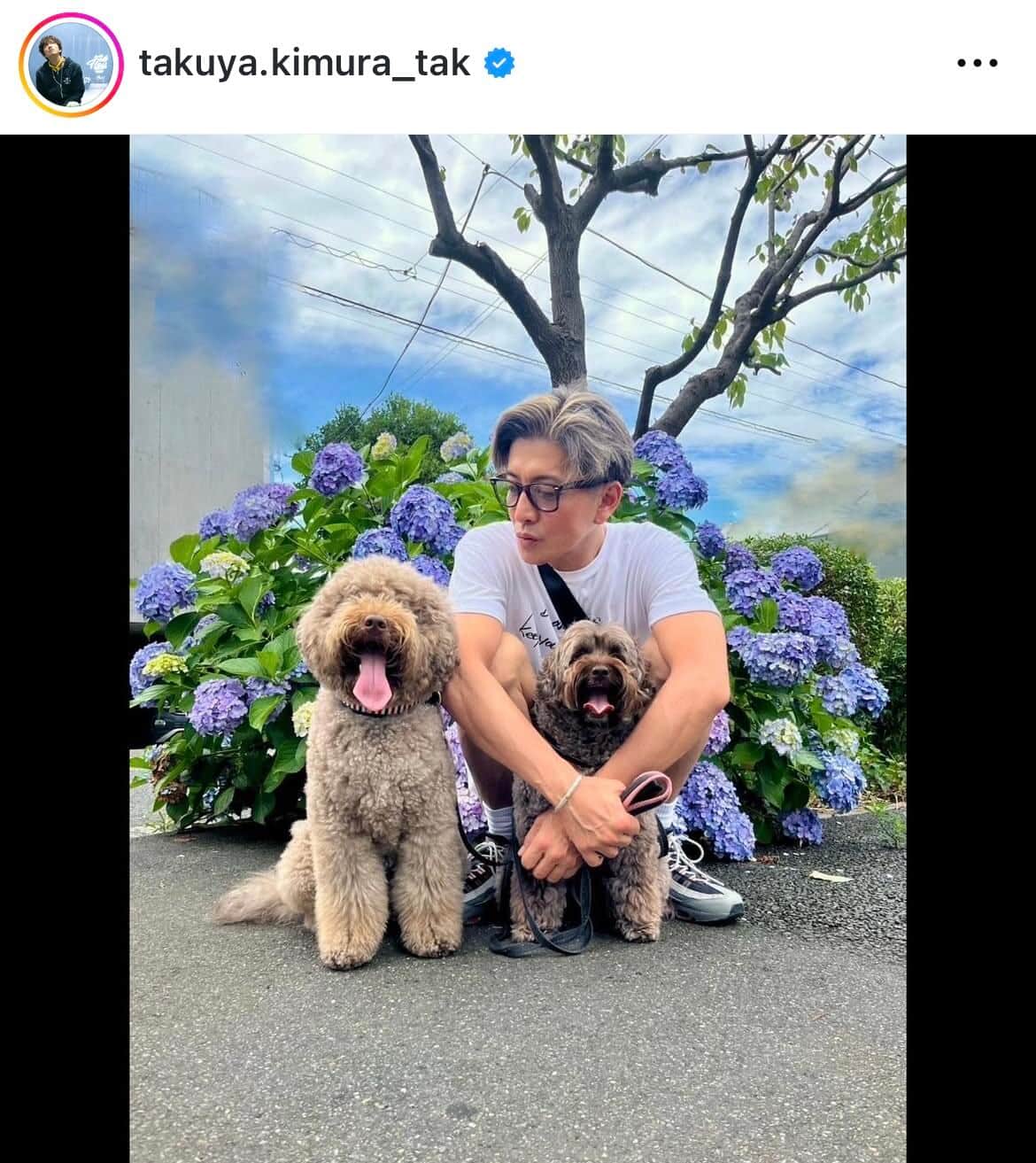 木村拓哉さんのインスタグラム（＠takuya.kimura_tak）より