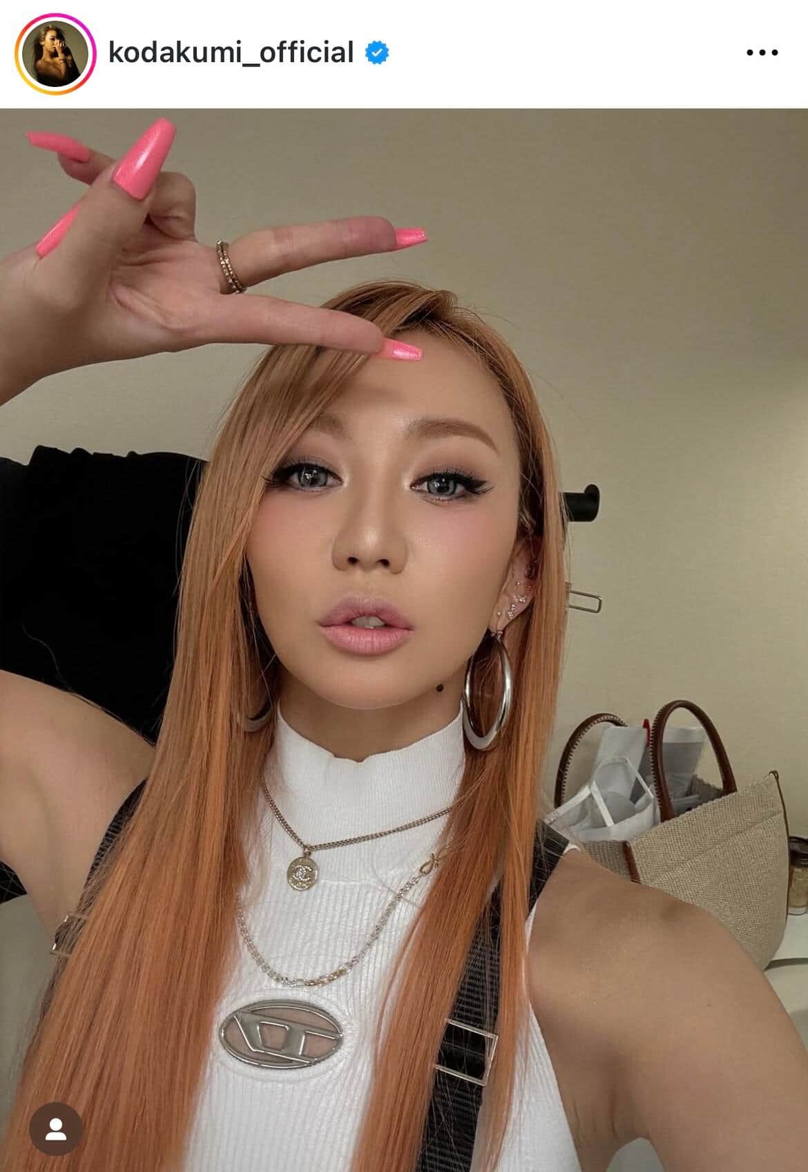 倖田來未さんのインスタグラム（＠kodakumi_official）より