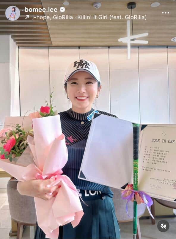 イ・ボミさんのインスタグラム（＠bomee.lee）より