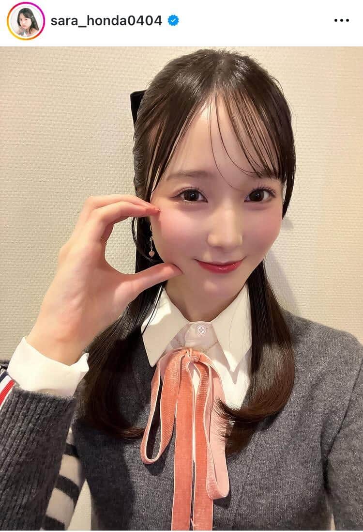 本田紗来さんのインスタグラム（＠sara_honda0404）より