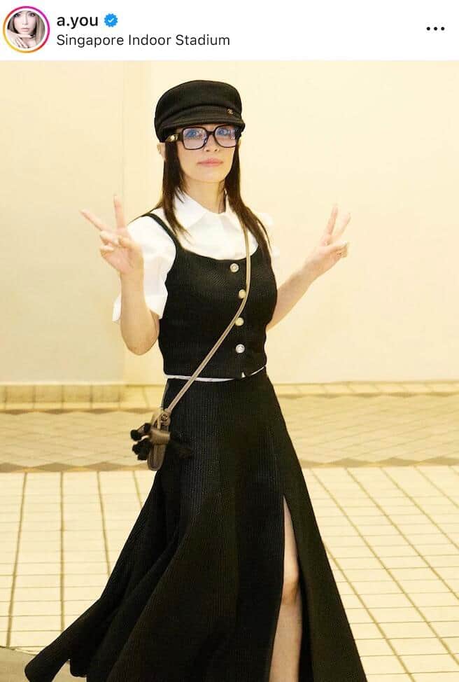 浜崎あゆみさんのインスタグラム（＠a.you）より