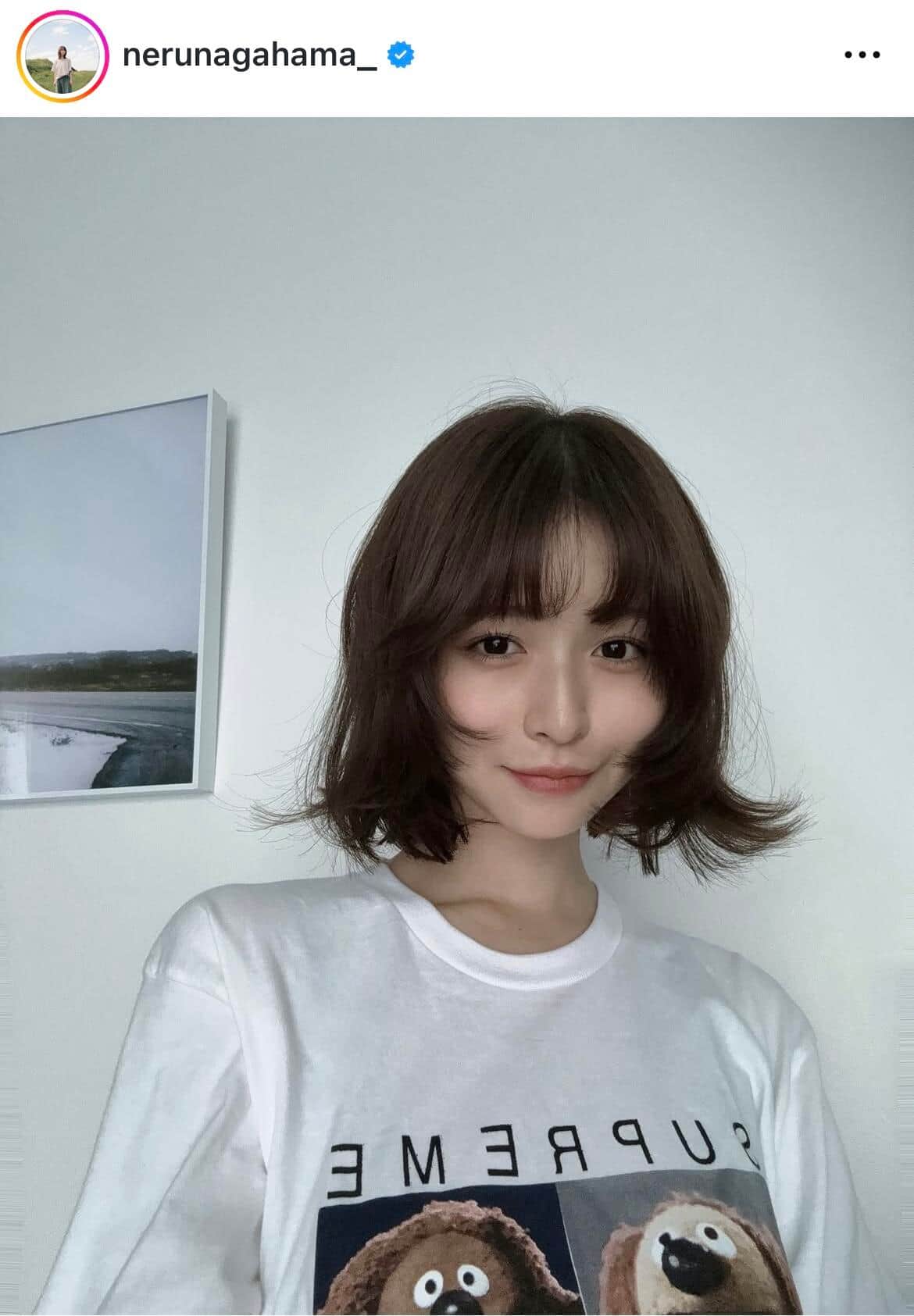 長濱ねるさんのインスタグラム（＠nerunagahama_）より