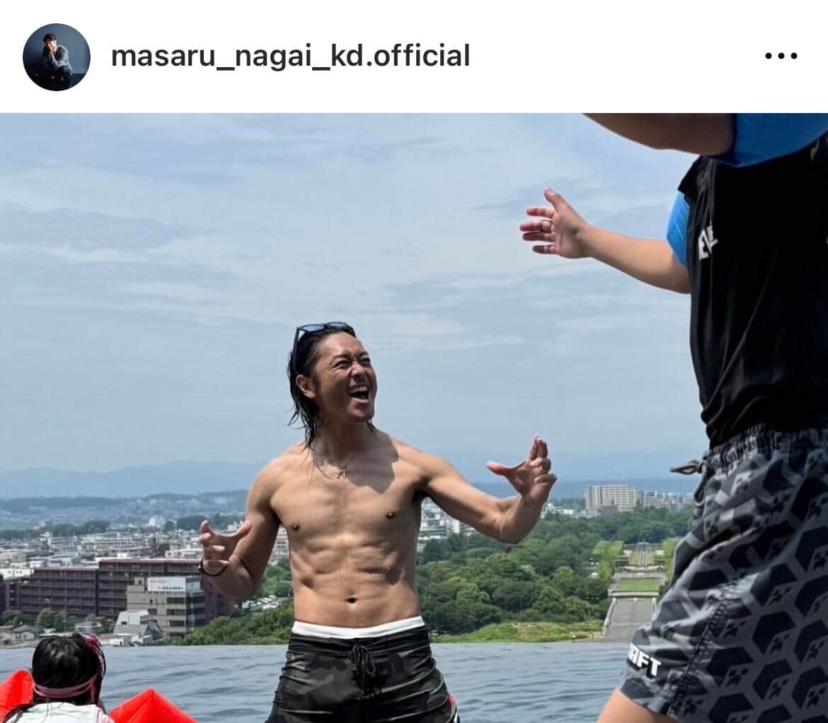 永井大さんのインスタグラム（＠masaru_nagai_kd.official）より