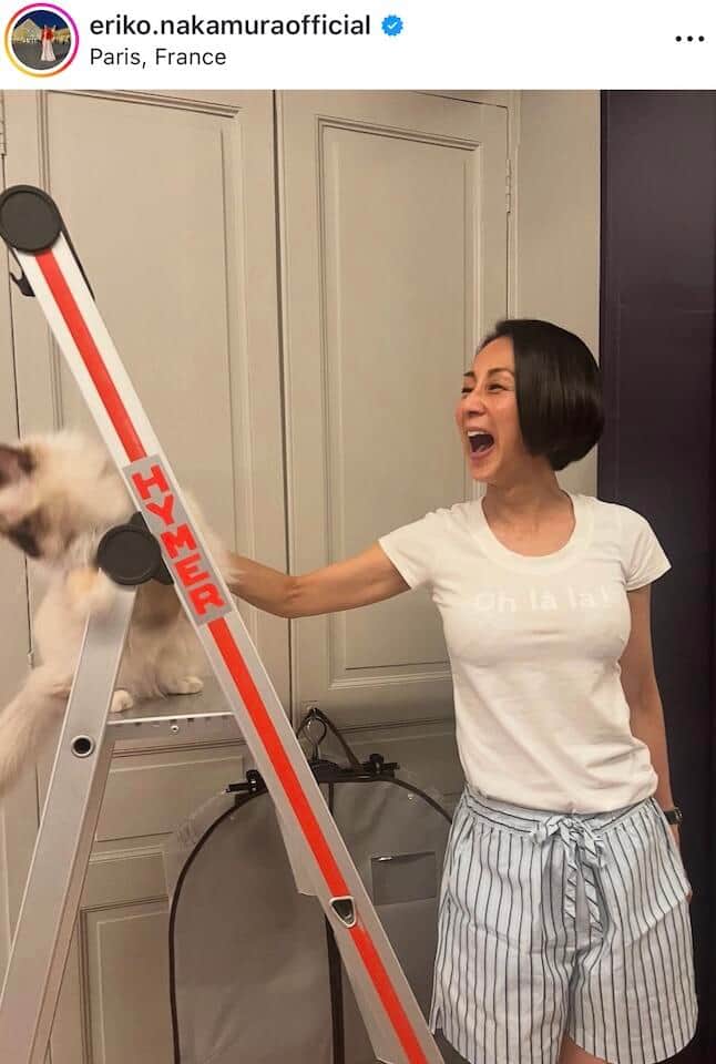 中村江里子さんのインスタグラム（＠eriko.nakamuraofficial）より