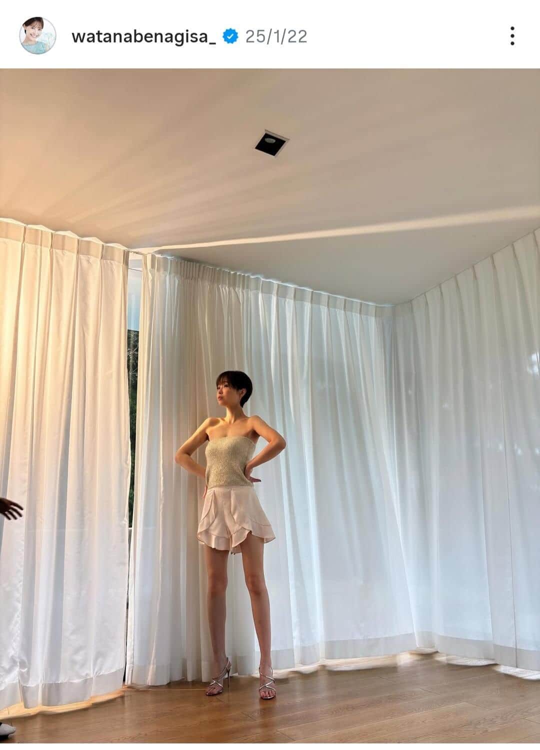 渡邊渚さんのインスタグラム（＠watanabenagisa_）より
