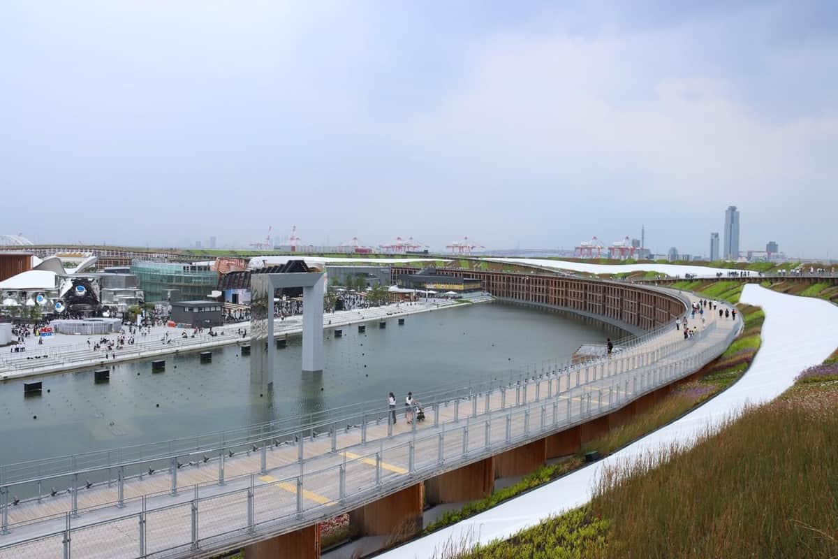 大屋根リングからの景色