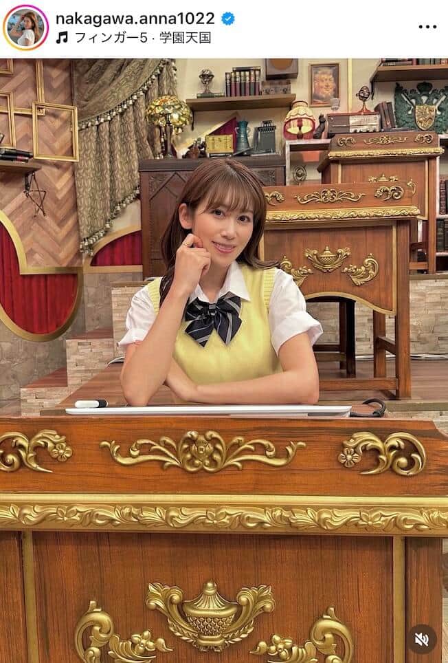 中川安奈さんのインスタグラム（＠nakagawa.anna1022）より