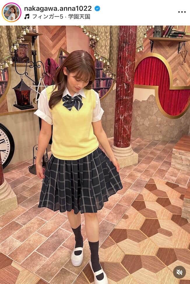 中川安奈さんのインスタグラム（＠nakagawa.anna1022）より