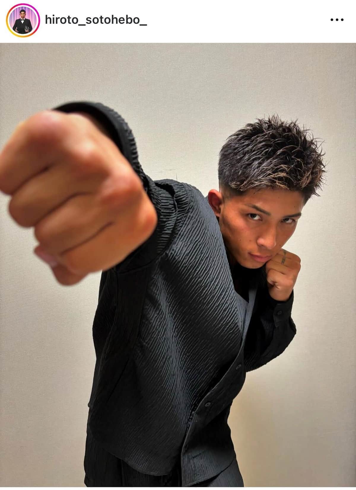 森の標的となった外枦保（外枦保のインスタグラムより）