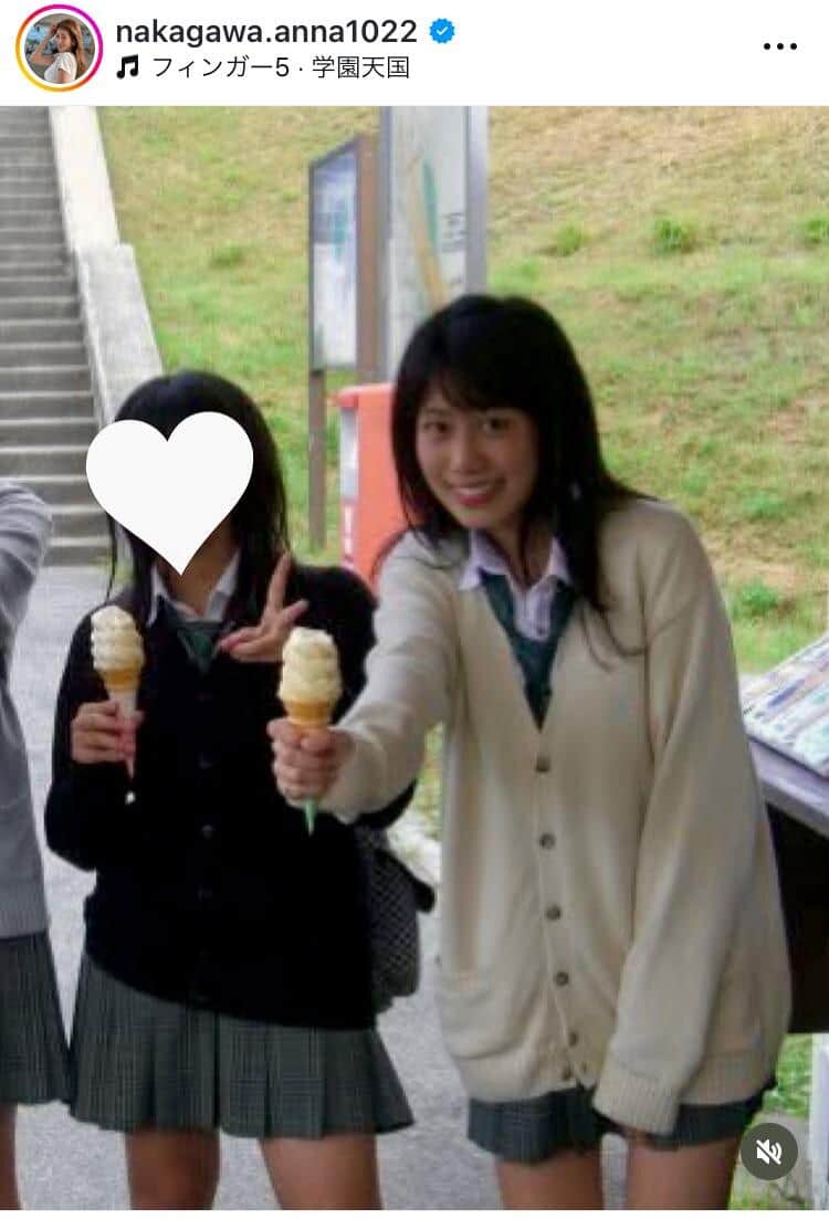 中川安奈さんのインスタグラム（＠nakagawa.anna1022）より