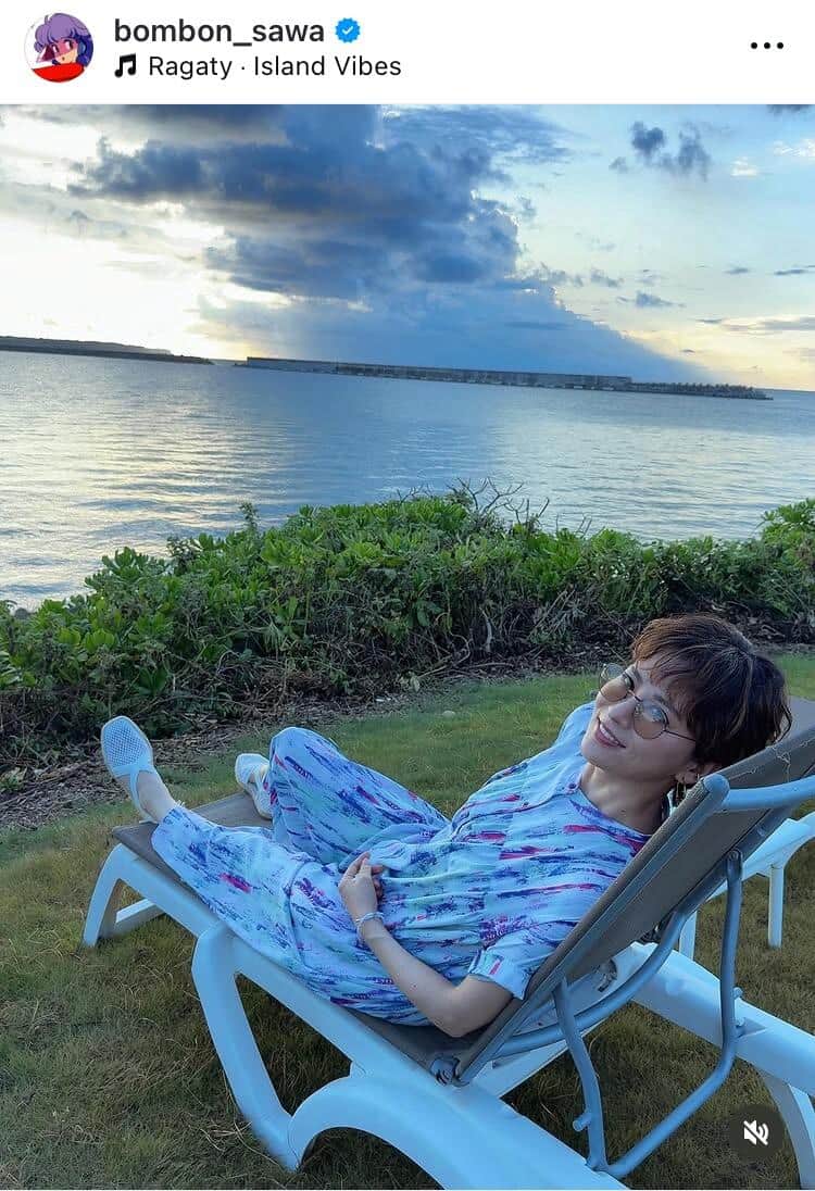 鈴木砂羽さんのインスタグラム（＠bombon_sawa）より