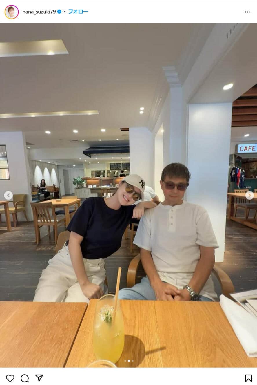 鈴木奈々さんのインスタグラム（＠nana_suzuki79）より