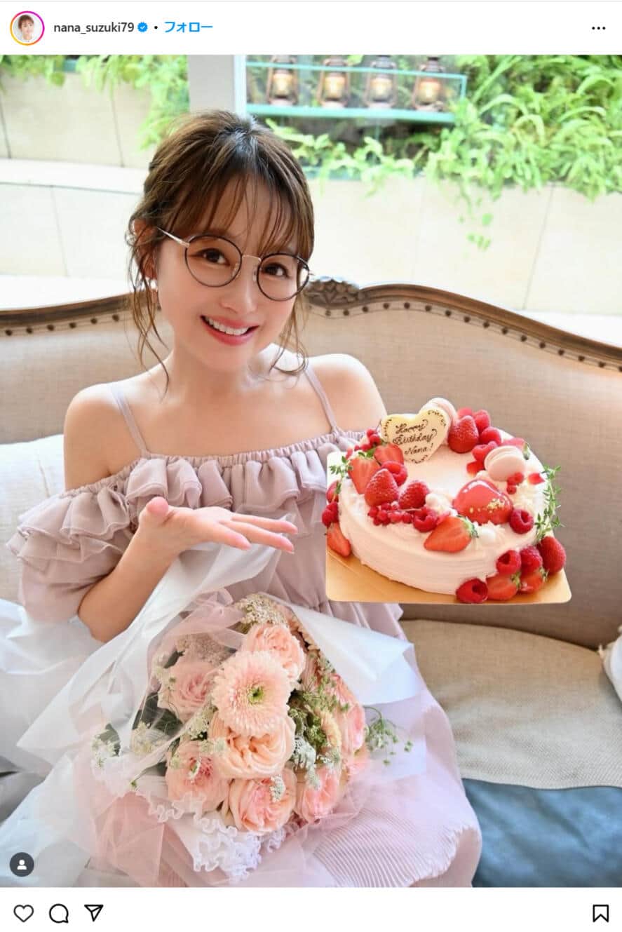 鈴木奈々さんのインスタグラム（＠nana_suzuki79）より