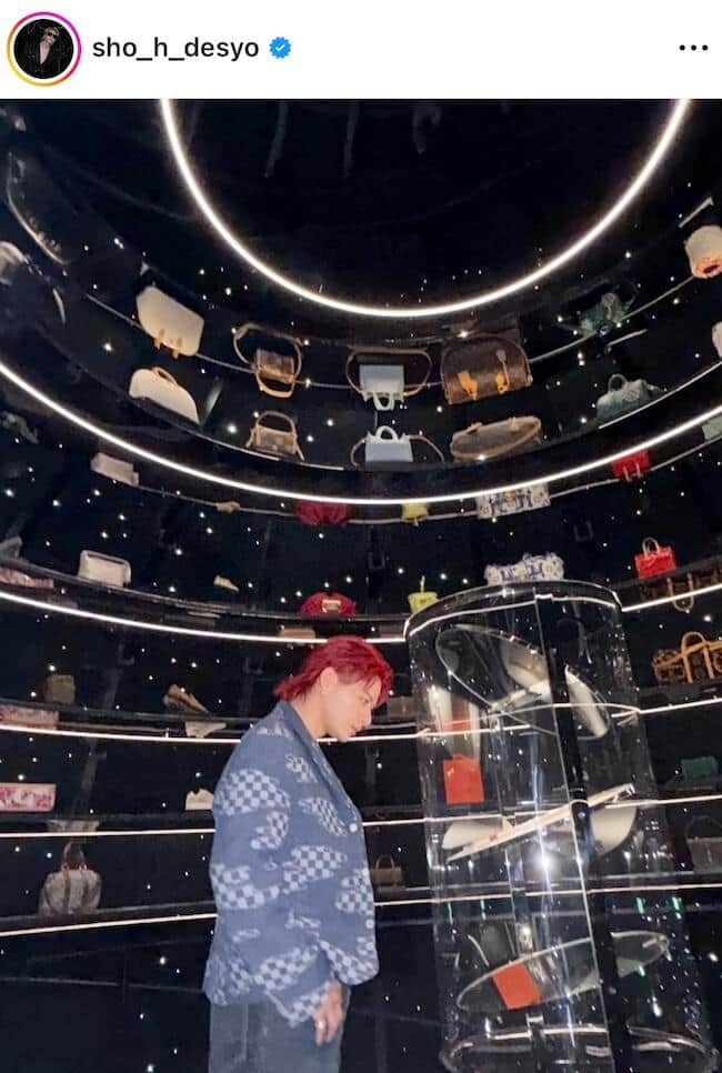 平野紫耀さんのインスタグラム（＠sho_h_desyo）より