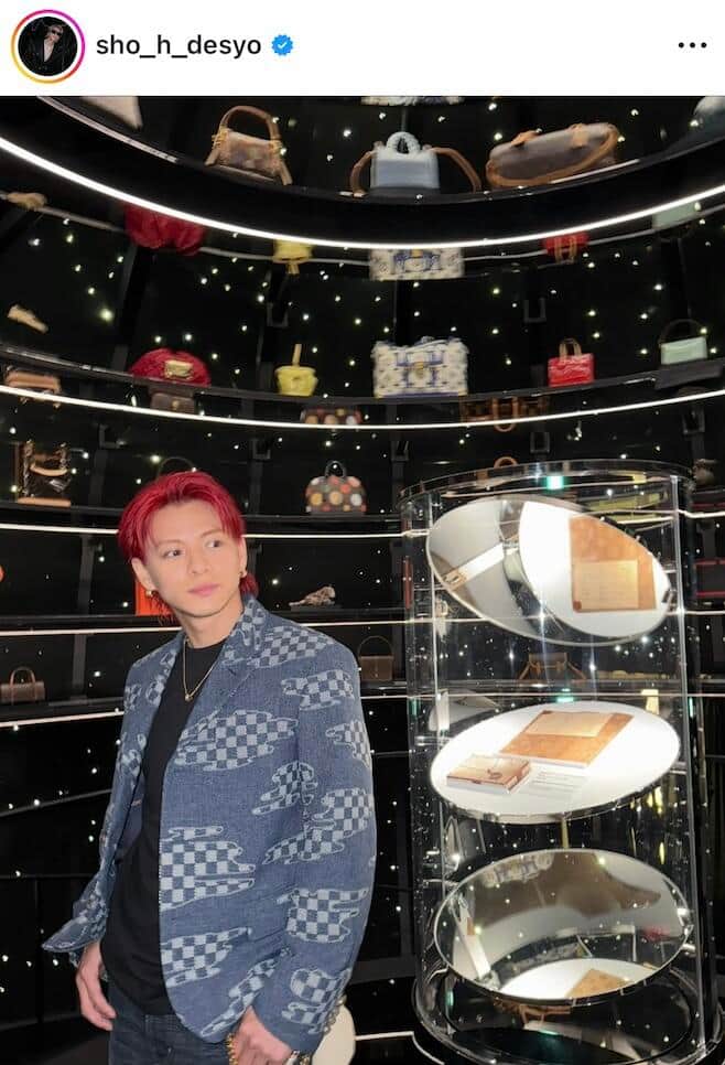 平野紫耀さんのインスタグラム（＠sho_h_desyo）より