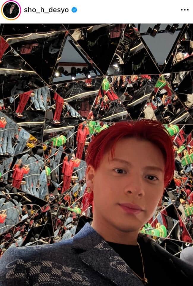平野紫耀さんのインスタグラム（＠sho_h_desyo）より