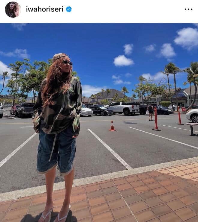 岩堀せりさんのインスタグラム（＠iwahoriseri）より