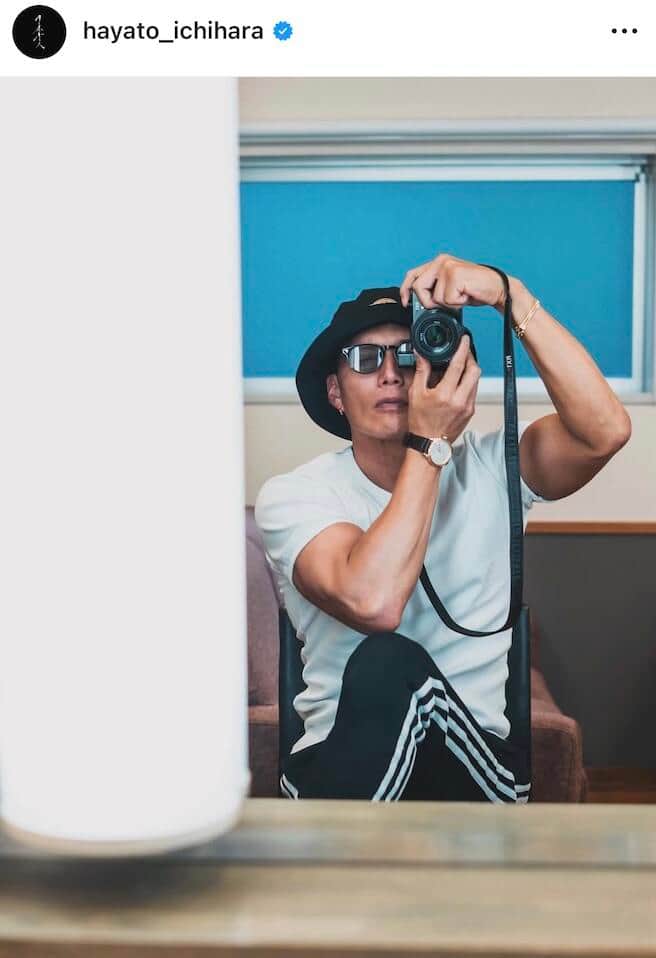 市原隼人さんのインスタグラム（＠hayato_ichihara）より