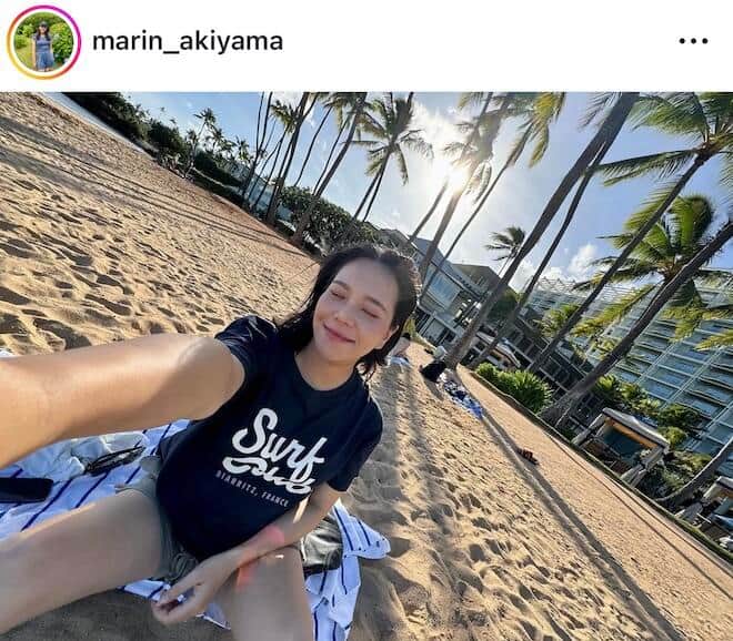 秋山真凜さんのインスタグラム（＠marin_akiyama）より
