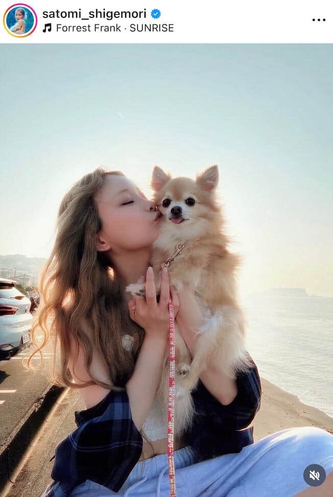 重盛さと美さんのインスタグラム（＠satomi_shigemori）より