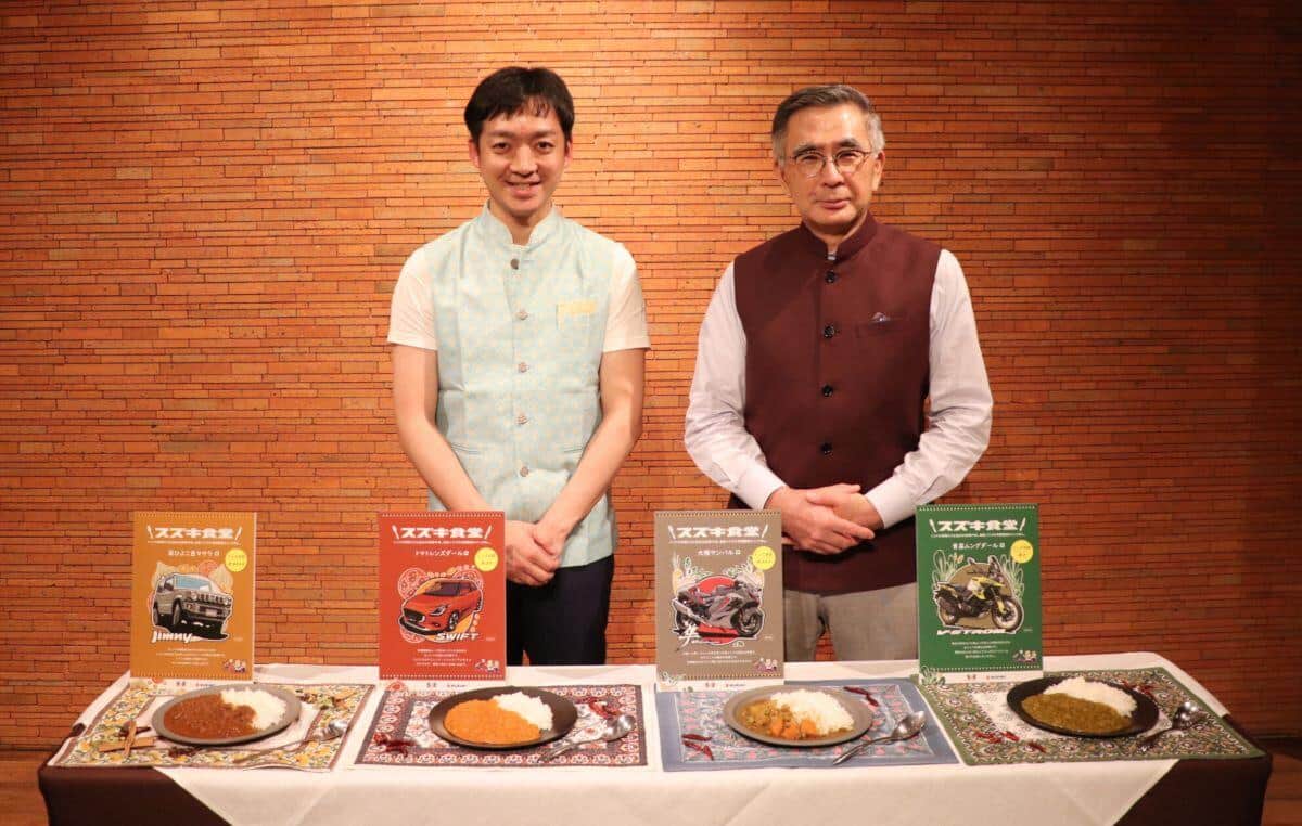 左から鳥善代表取締役の伊達善隆氏、スズキ代表取締役社長・鈴木俊宏氏（スズキ提供）