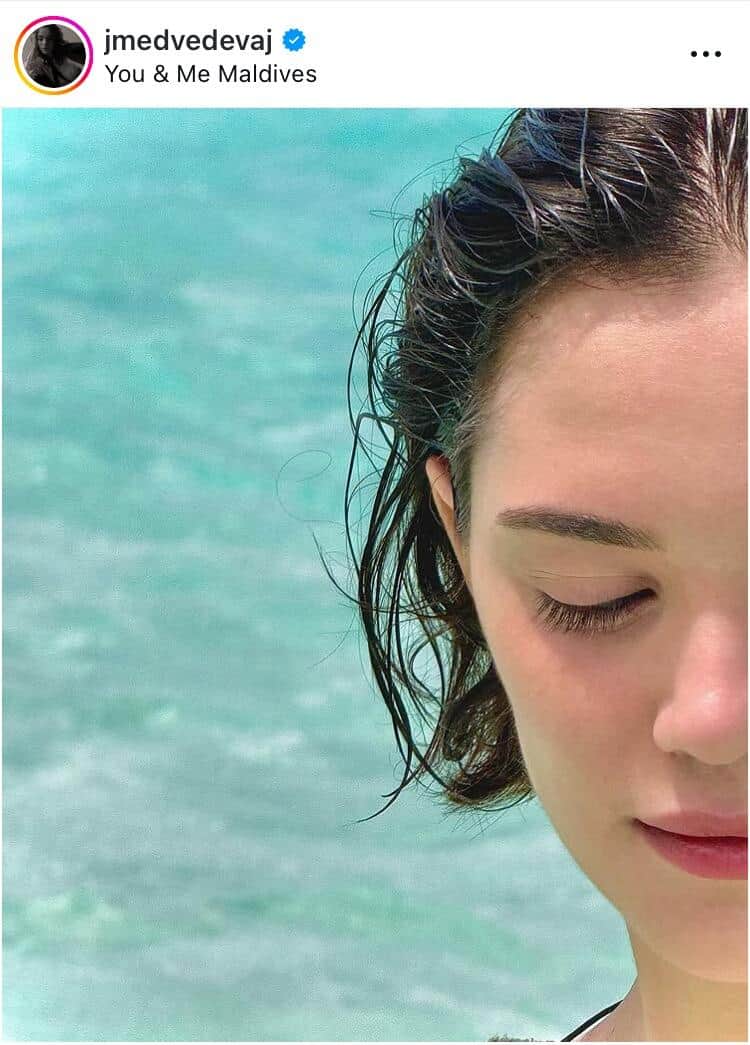 メドベージェワさんのインスタグラム（＠jmedvedevaj）より