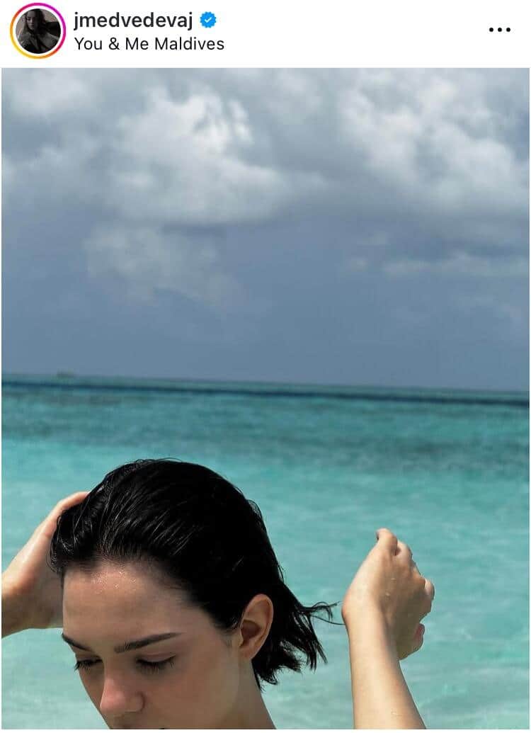 メドベージェワさんのインスタグラム（＠jmedvedevaj）より