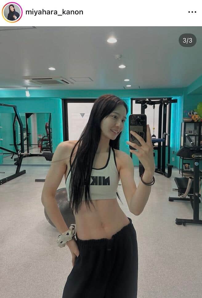 宮原華音さんのインスタグラム（＠miyahara_kanon）より