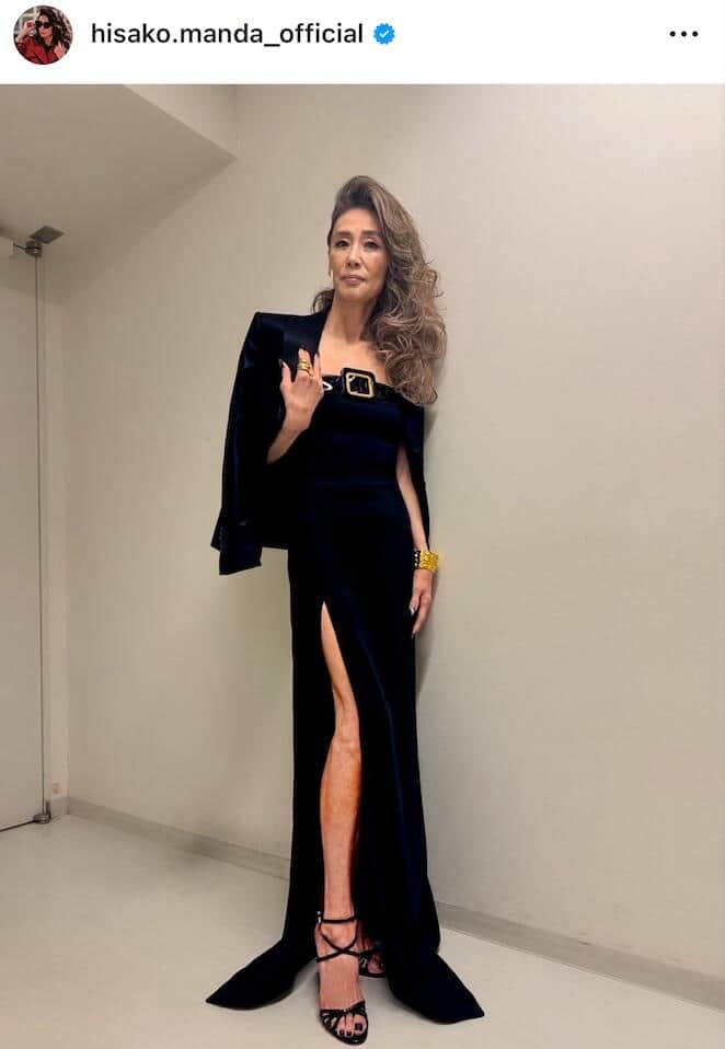 萬田久子さんのインスタグラム（＠hisako.manda_official）より