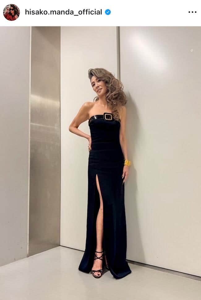 萬田久子さんのインスタグラム（＠hisako.manda_official）より
