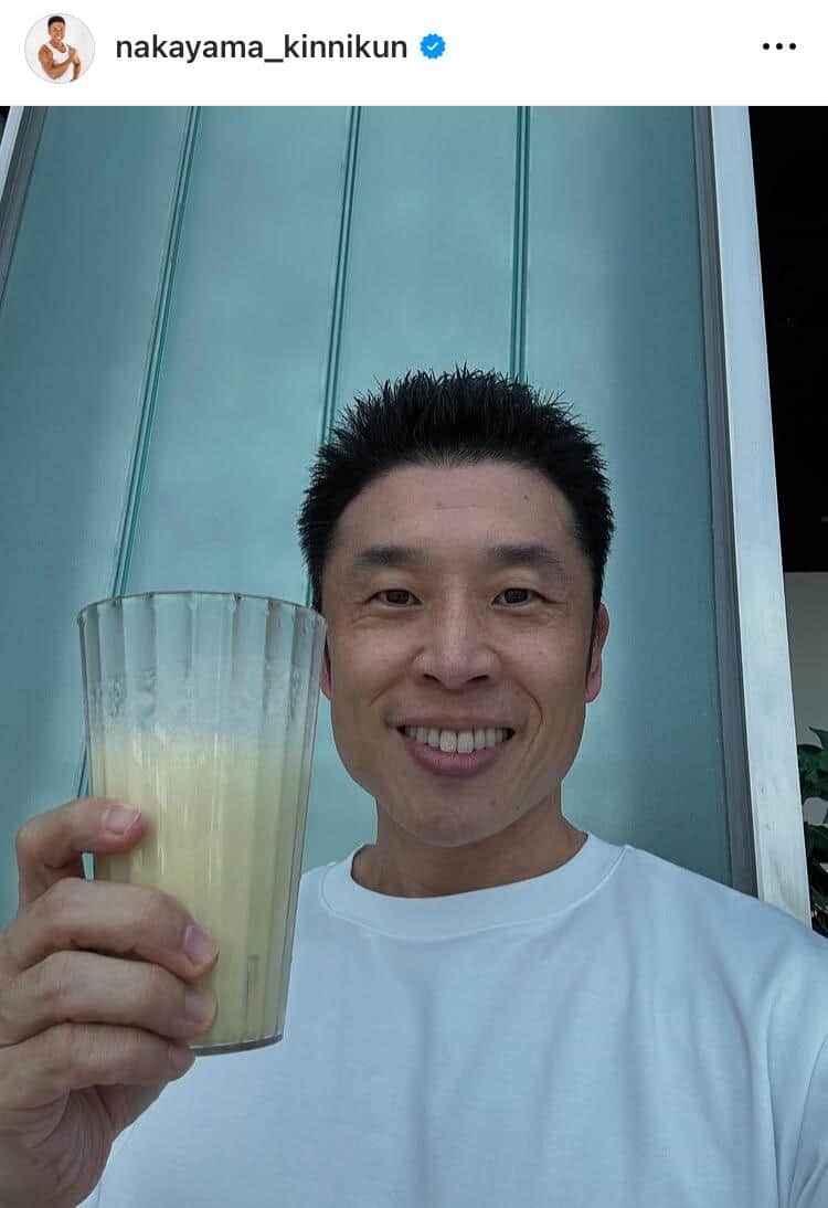 なかやまきんに君のインスタグラム（＠nakayama_kinnikun）より