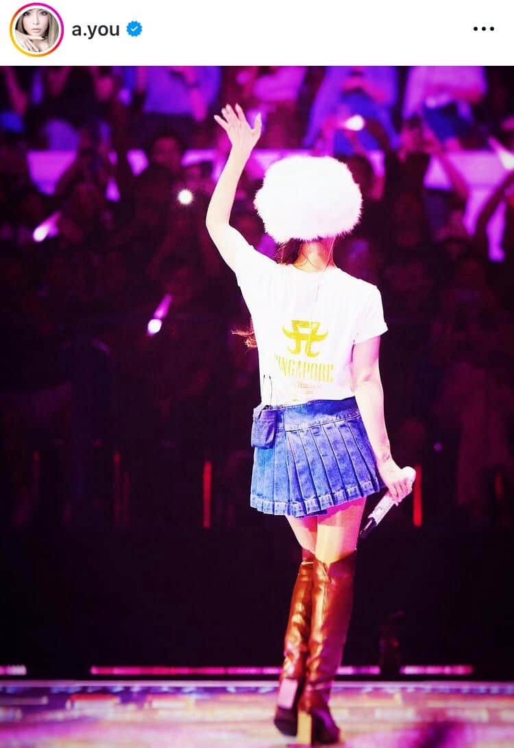 浜崎あゆみさんのインスタグラム（＠a.you）より