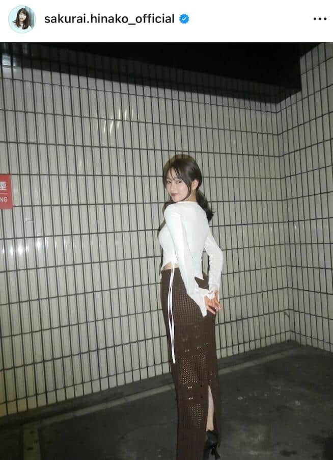 桜井日奈子さんのインスタグラム（＠sakurai.hinako_official）より