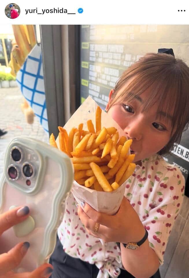吉田優利選手のインスタグラム（＠yuri_yoshida__）より