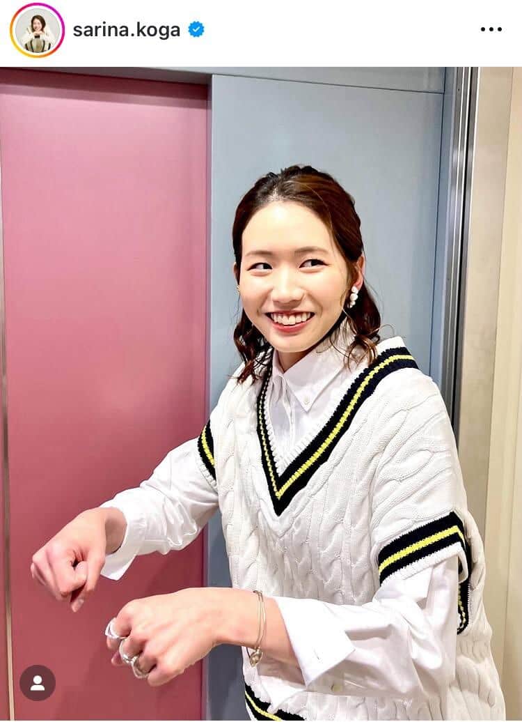 古賀紗理那さんのインスタグラム（＠sarina.koga）より