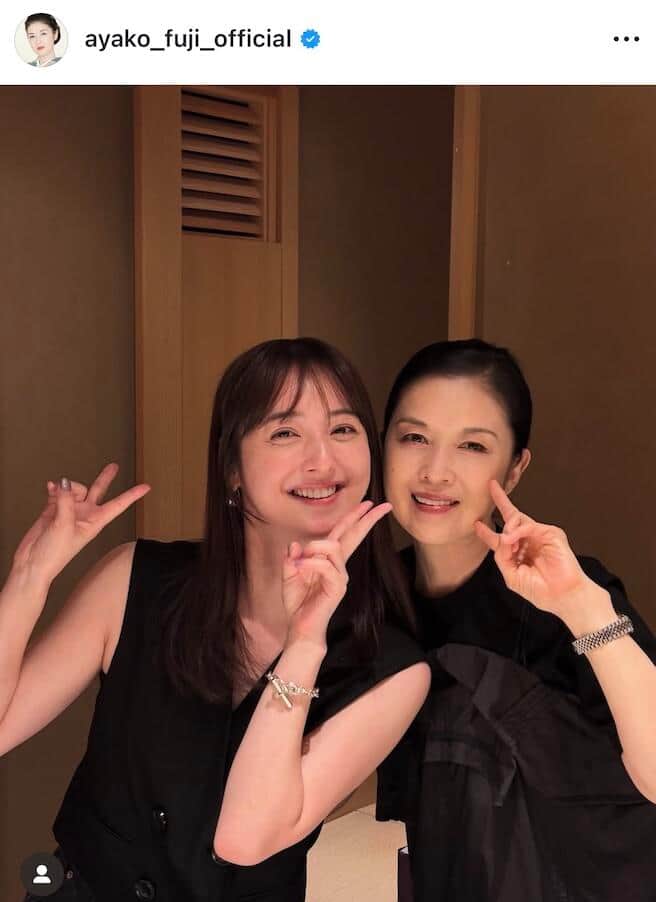 藤あや子さんのインスタグラム（＠ayako_fuji_official）より