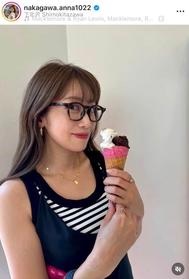 中川安奈さんのインスタグラム（＠nakagawa.anna1022）より