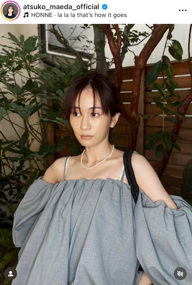 前田敦子さんのインスタグラム（＠atsuko_maeda_official）より