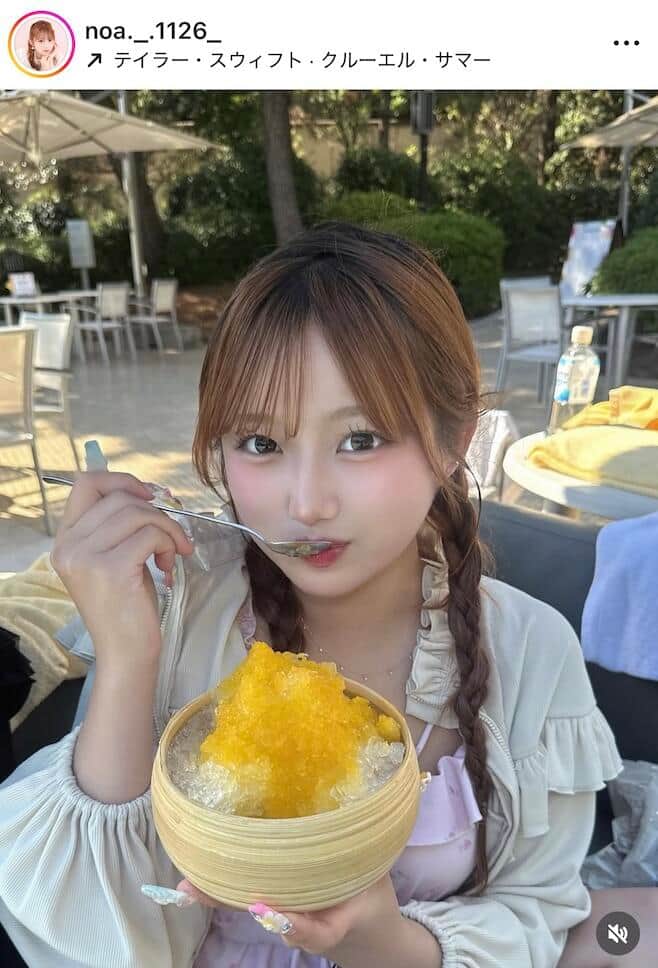 希空さんのインスタグラム（＠noa._.1126_）より