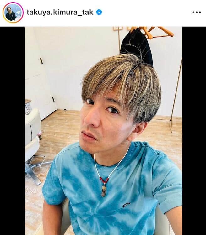木村拓哉さんのインスタグラム（＠takuya.kimura_tak）より