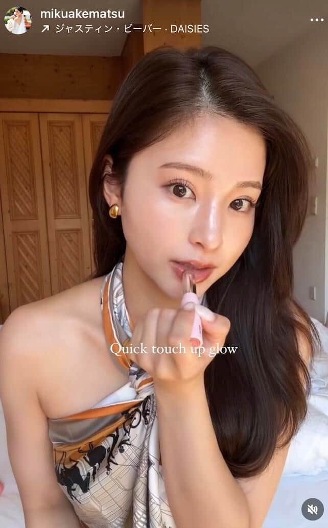 明松美玖さんのインスタグラム（＠mikuakematsu）より