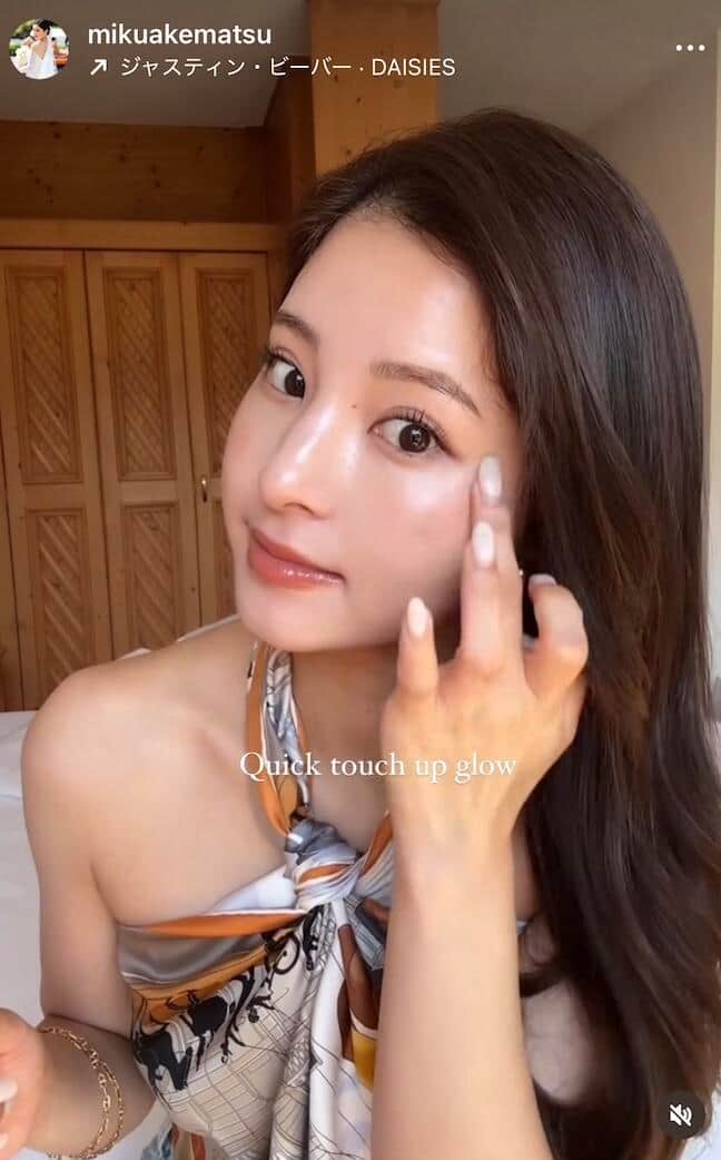 明松美玖さんのインスタグラム（＠mikuakematsu）より