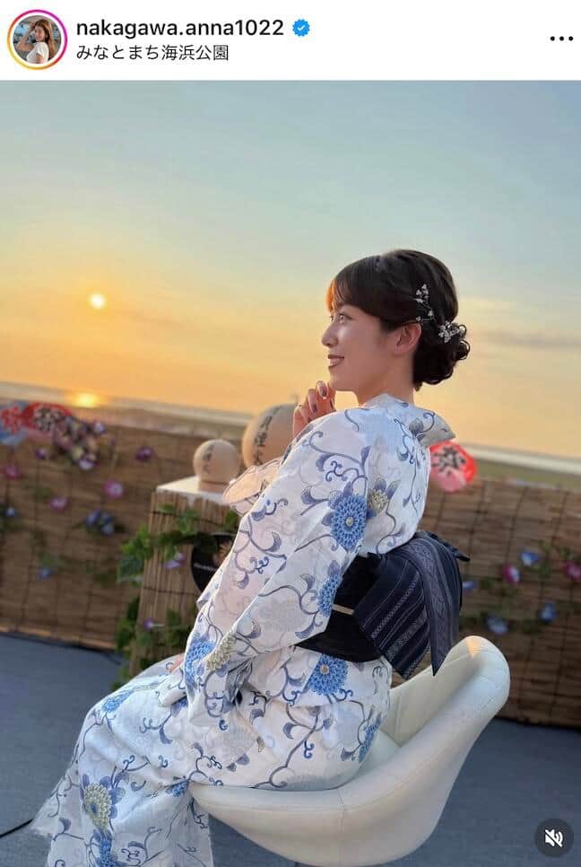 中川安奈さんのインスタグラム（＠nakagawa.anna1022）より