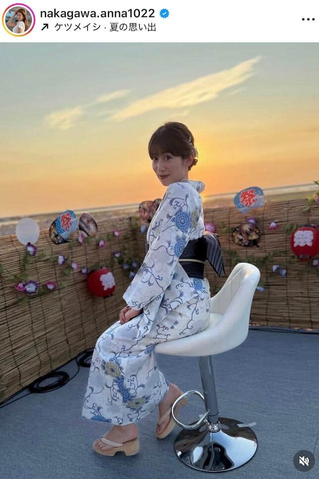 中川安奈さんのインスタグラム（＠nakagawa.anna1022）より