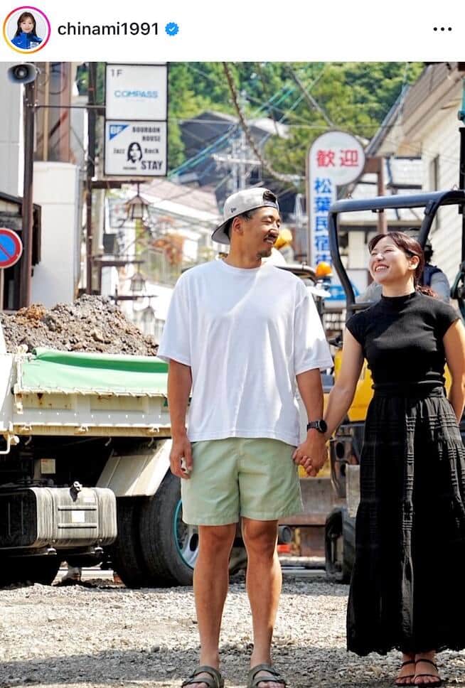 吉田知那美さんのインスタグラム（＠chinami1991）より