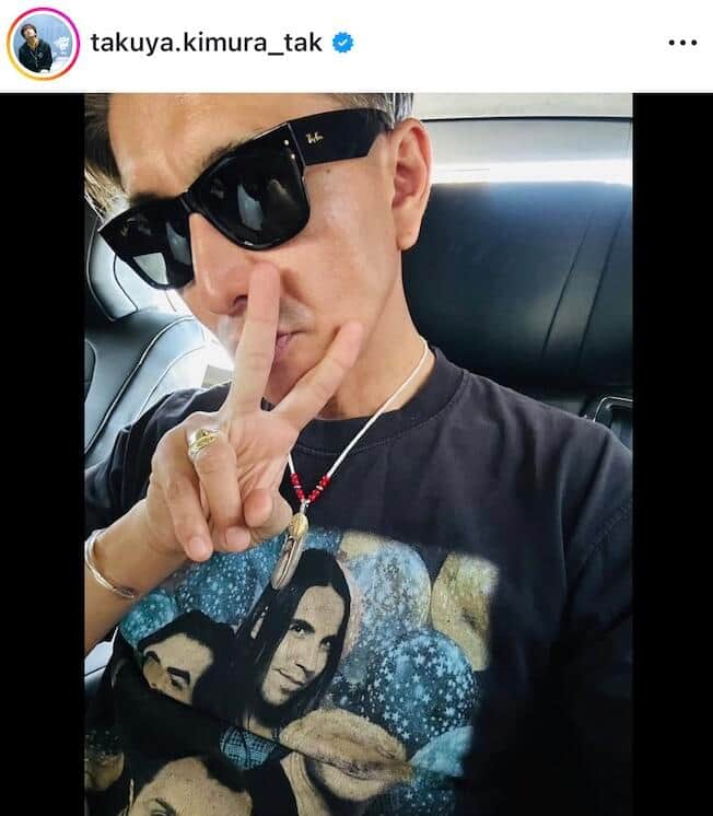 木村拓哉さんのインスタグラム（＠takuya.kimura_tak）より