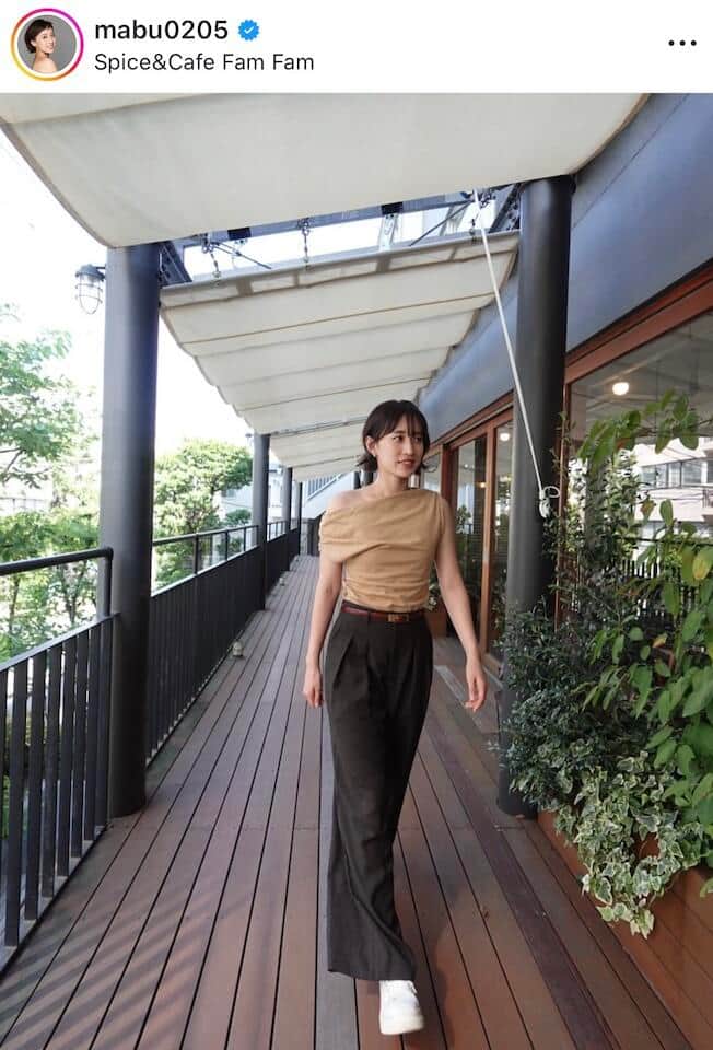 馬淵優佳さんのインスタグラム（＠mabu0205）より