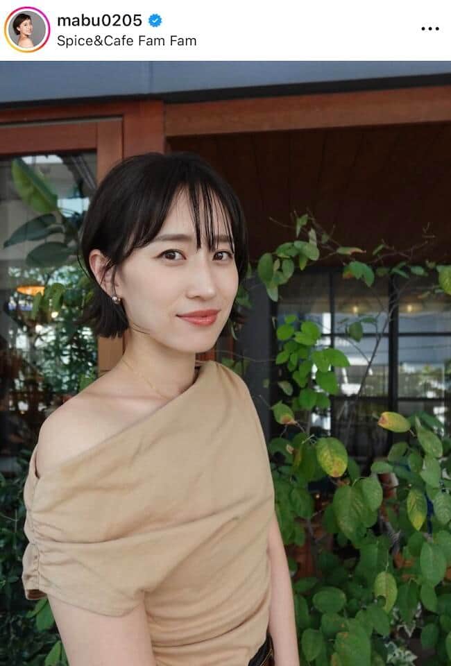 馬淵優佳さんのインスタグラム（＠mabu0205）より