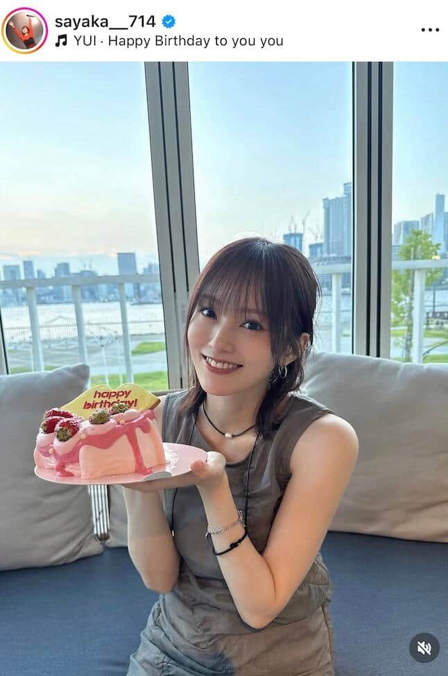 山本彩さんのインスタグラム（＠sayaka__714）より