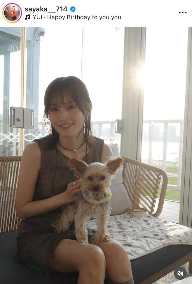 山本彩さんのインスタグラム（＠sayaka__714）より